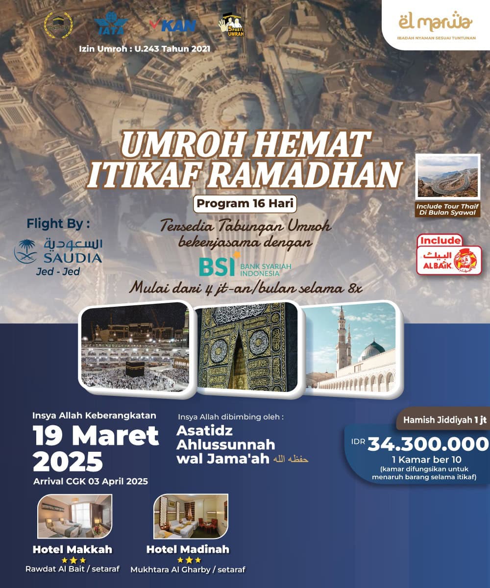 umroh hemat itikaf ramadhan