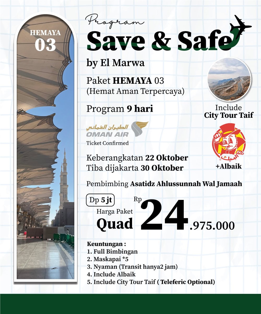 umroh hemaya 03, 22 oktober 2024